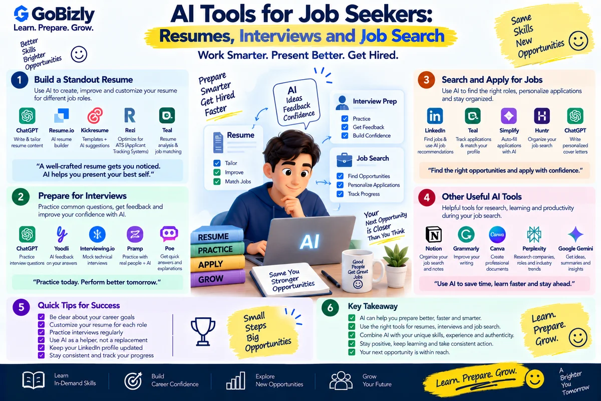 AI Tools for Job Seekers: Resumes, Interviews and Job Search