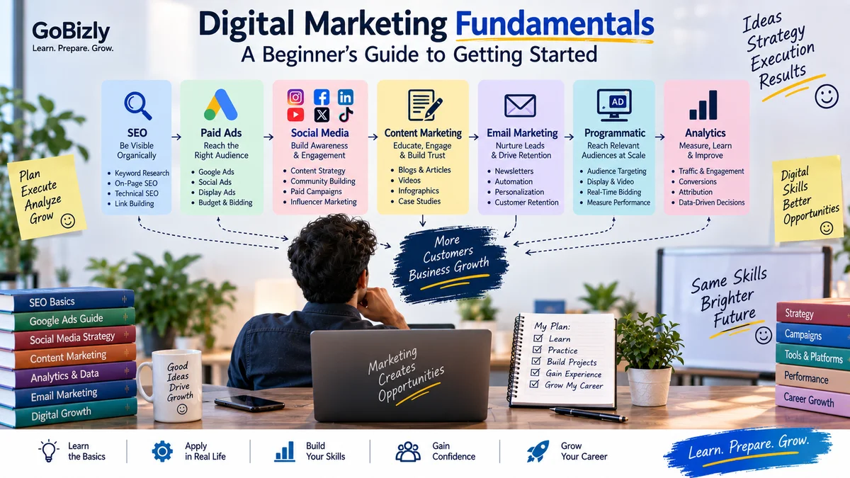 Digital Marketing Fundamentals: A Beginner's Guide to Getting Started
