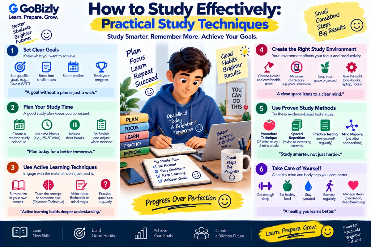 How to Study Effectively: Practical Study Techniques