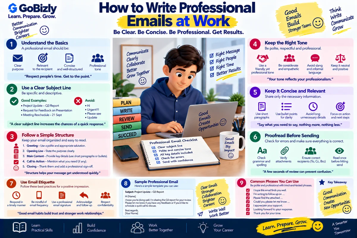 How to Write Professional Emails at Work