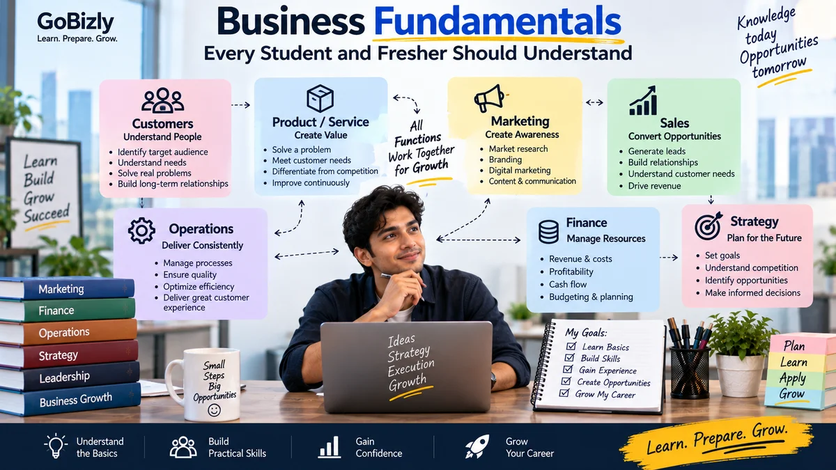 Business Fundamentals Every Student and Fresher Should Understand