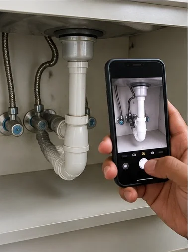 Documenting Under-Sink Pipework