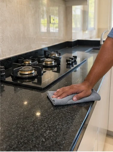 Checking Kitchen Surface Condition
