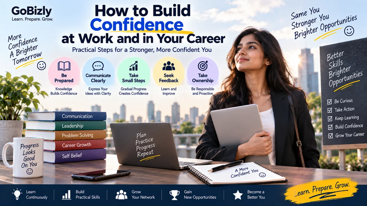 How to Build Confidence at Work and in Your Career