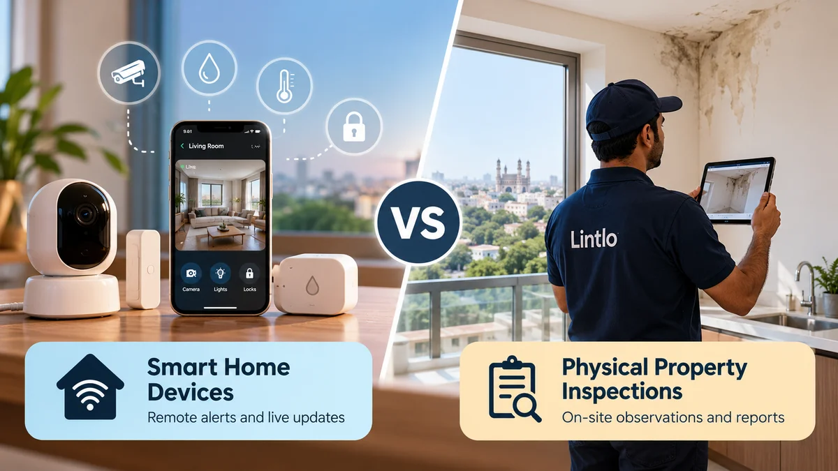 Smart Home Devices vs. Physical Property Inspections: What's the Difference?