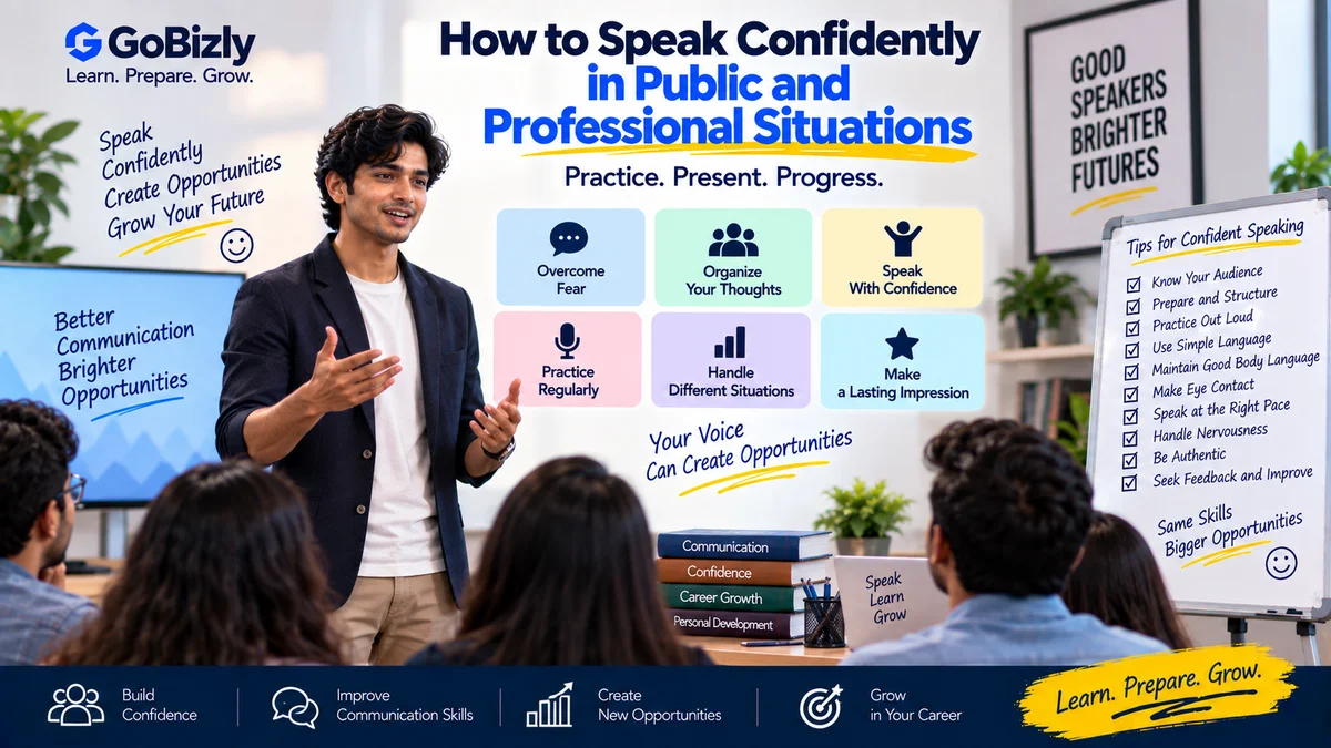 How to Speak Confidently in Public and Professional Situations