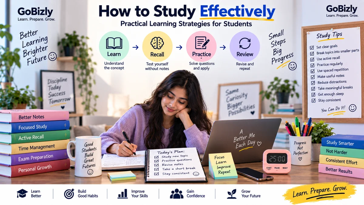 How to Study Effectively: Practical Learning Strategies for Students