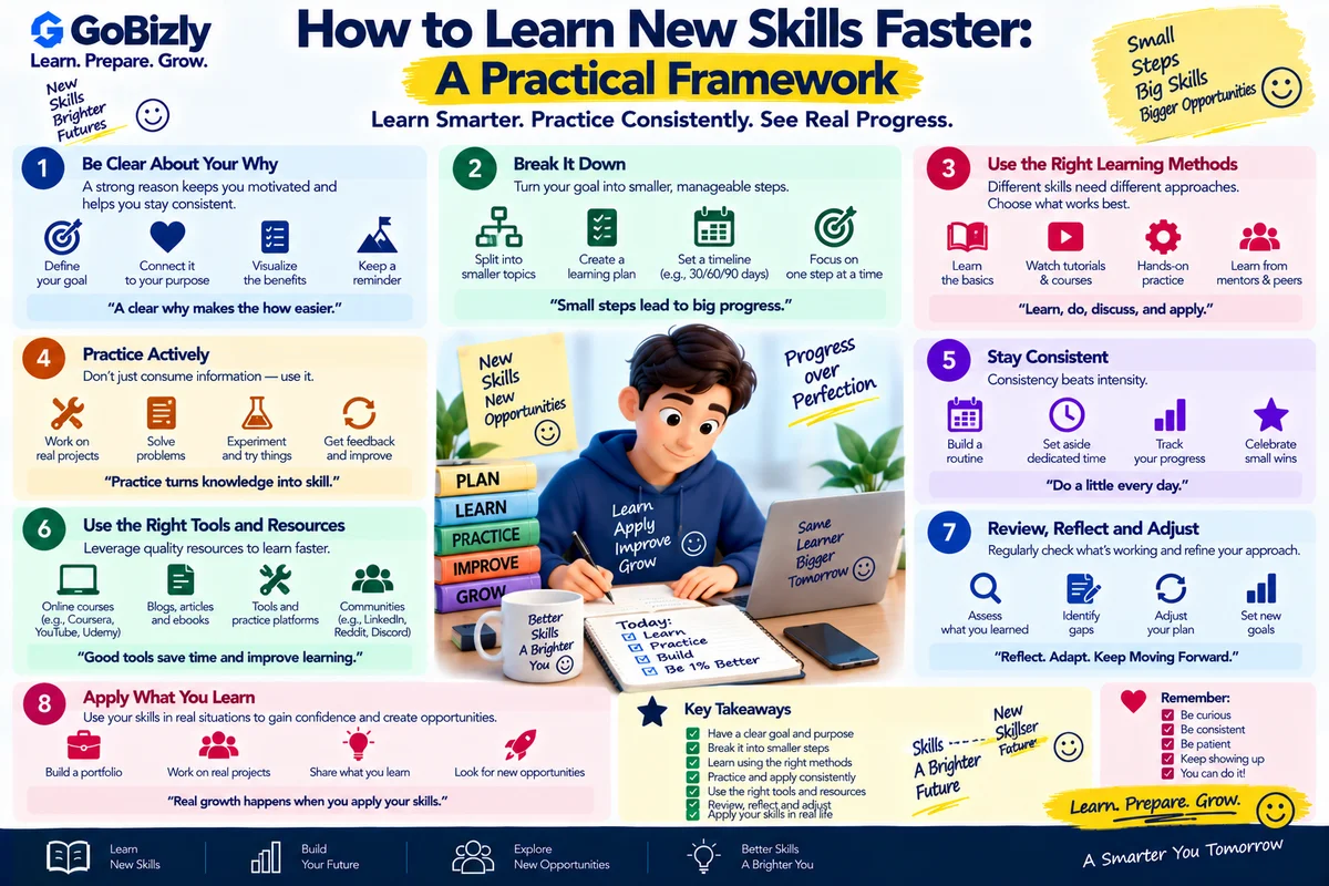 How to Learn New Skills Faster: A Practical Framework