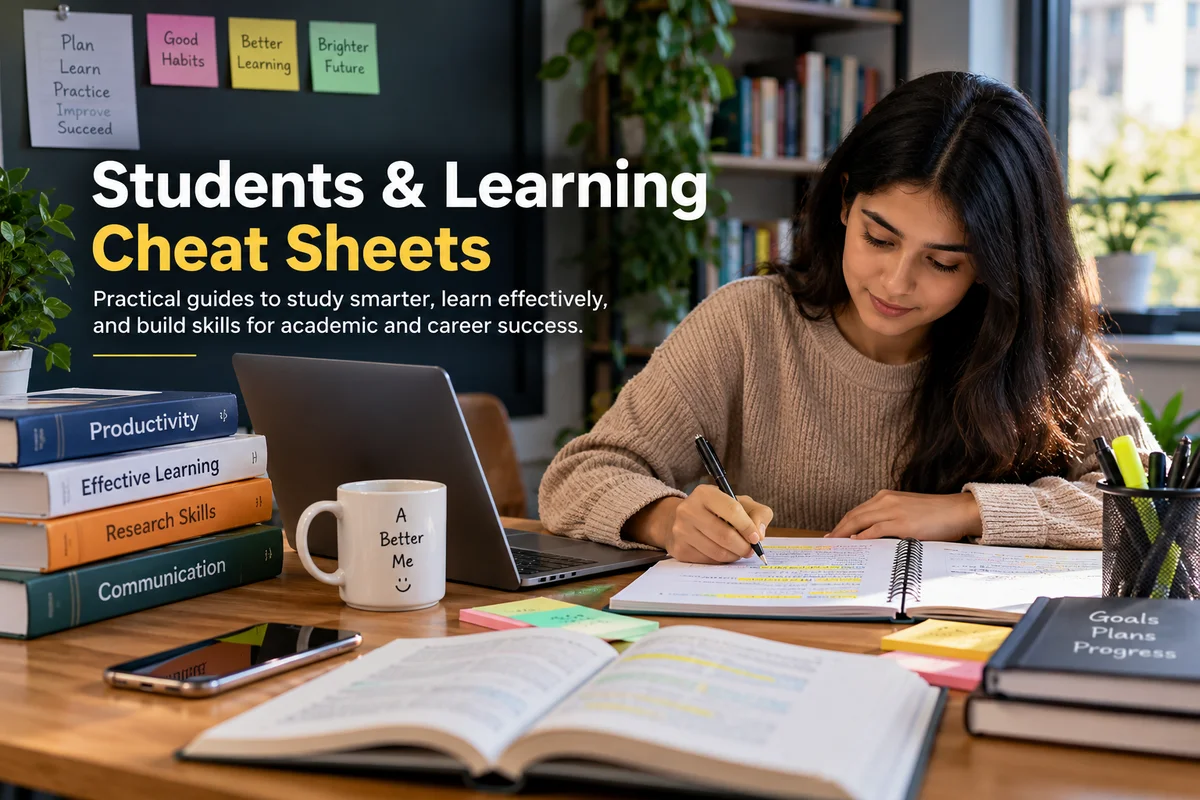 Group Study & Collaboration Cheat Sheet