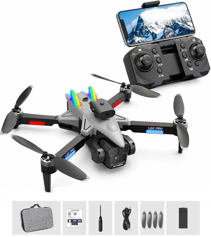 PAPASpace L22 Pro Smart Spray Drone with HD Camera Brushless Motor & FPV Control Drone