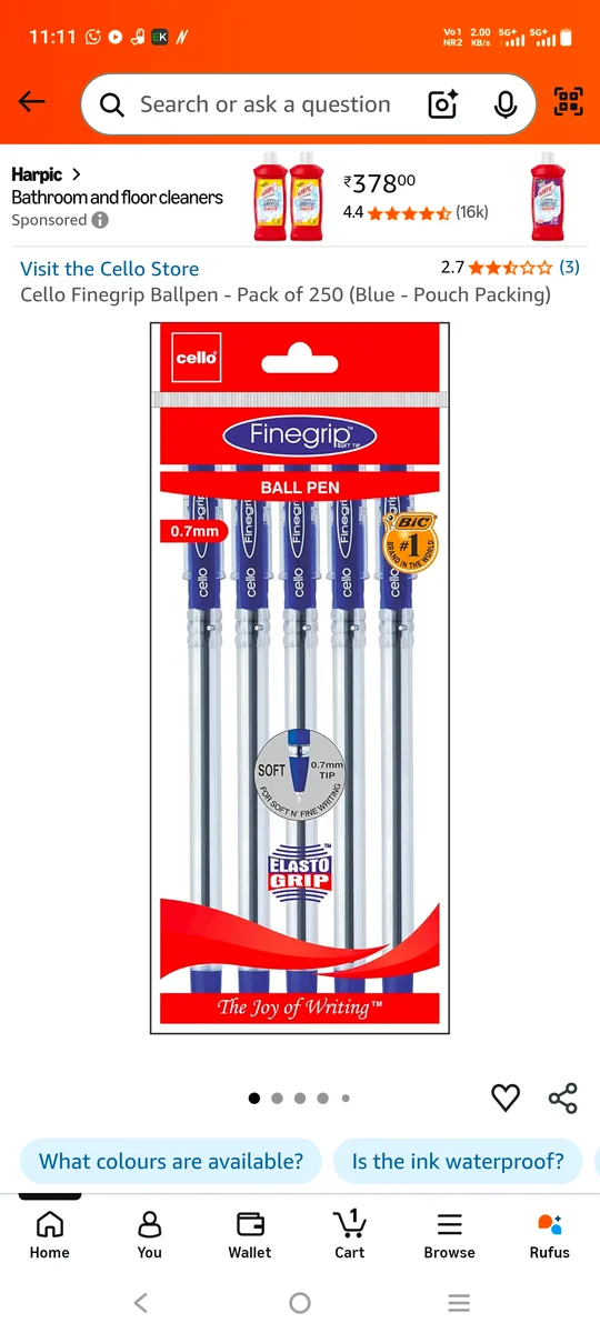 Stationary items 
