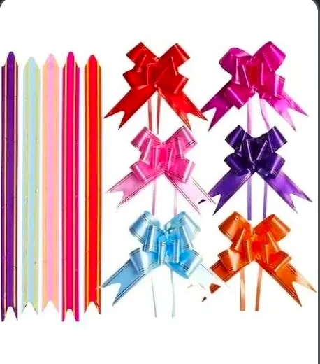 Ribbon flower 10pc pkt