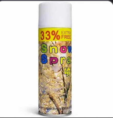 Snow spray