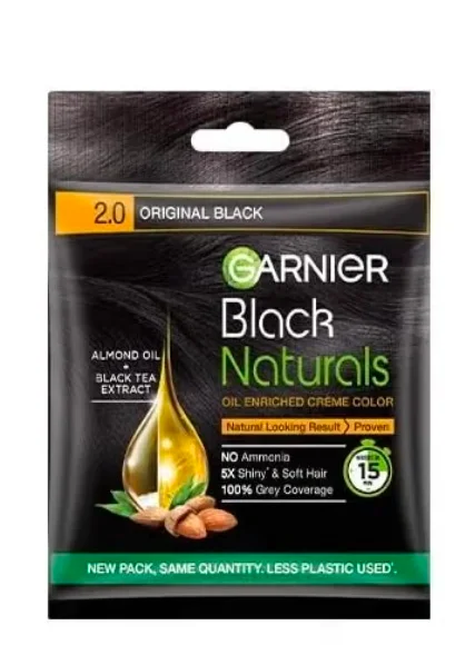 Garnier black hair colour