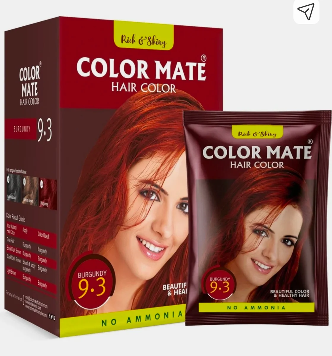 Colourmate Powder burgundy 15g