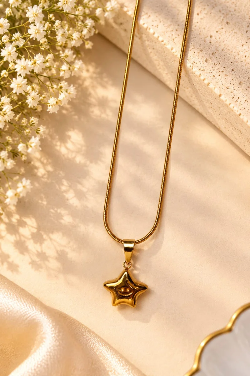 Anti Tarnish Star Necklace