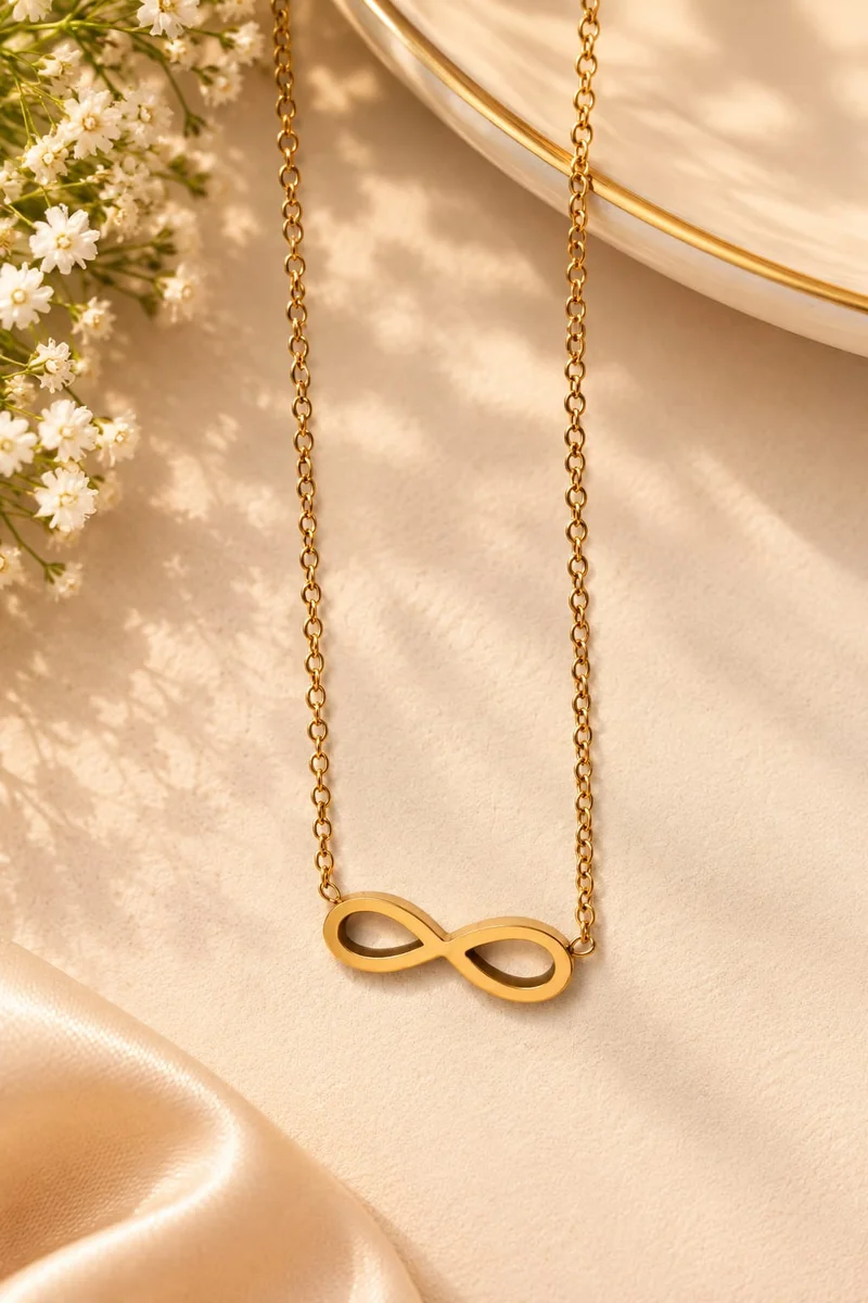 Anti Tarnish Infinity Necklace
