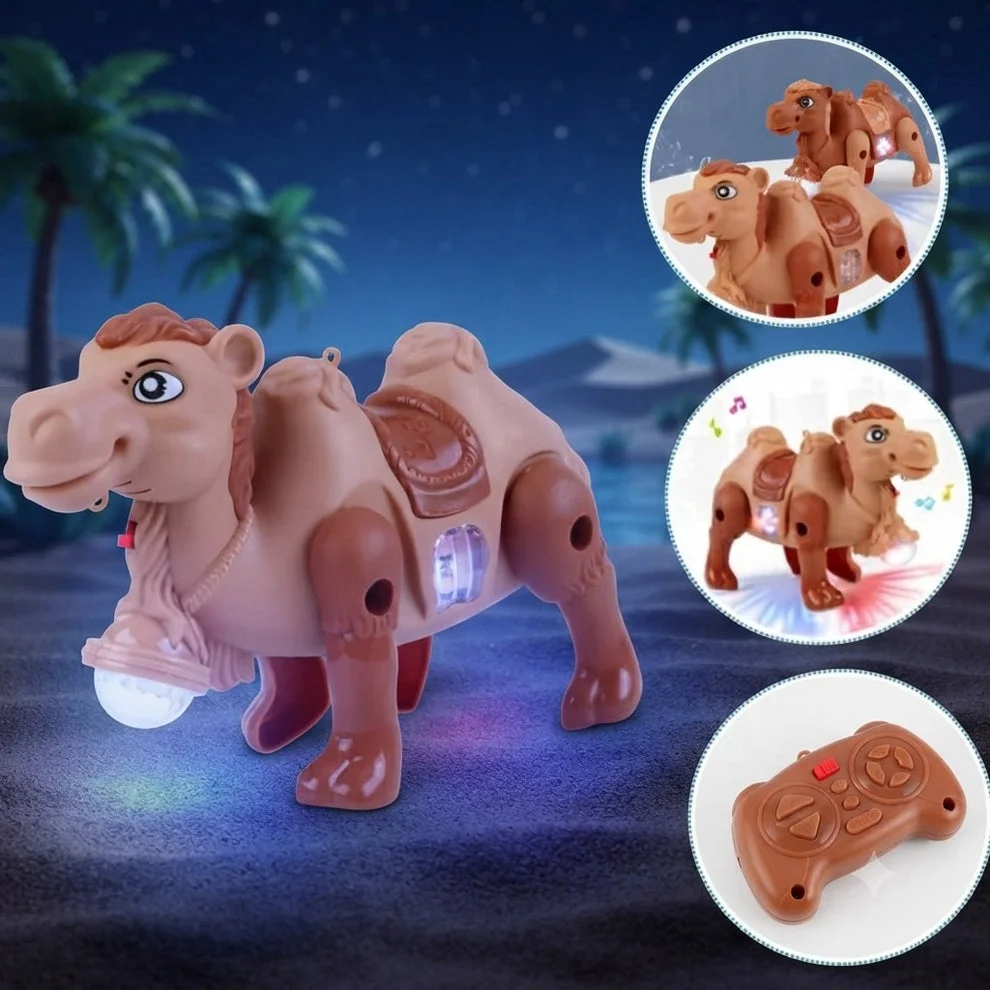 Musical LightUp Battery Operated Camel Toy for Kids