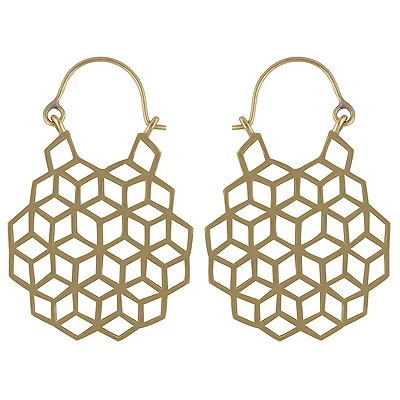 11 gram Plain Brass Fashion Earrings