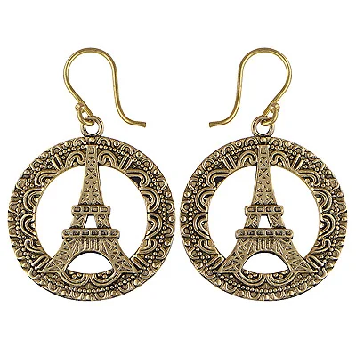 11.4 gram Eiffel Tower Plain Brass Fashion Earrings