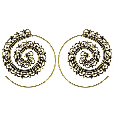 9.6 gram Plain Brass Fashion Earrings