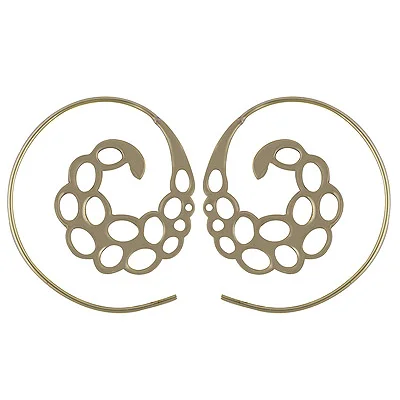 6.1 gram Plain Brass Fashion Earrings