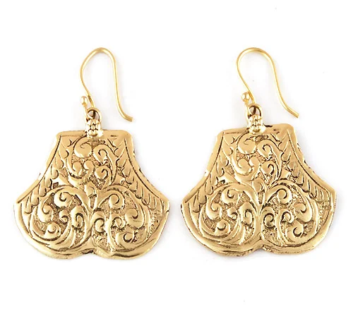 9.3 gram Plain Brass Fashion Earrings