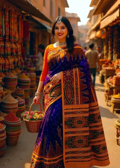 TARENI NX Most Demanding Pure Cotton Sambalpuri Saree