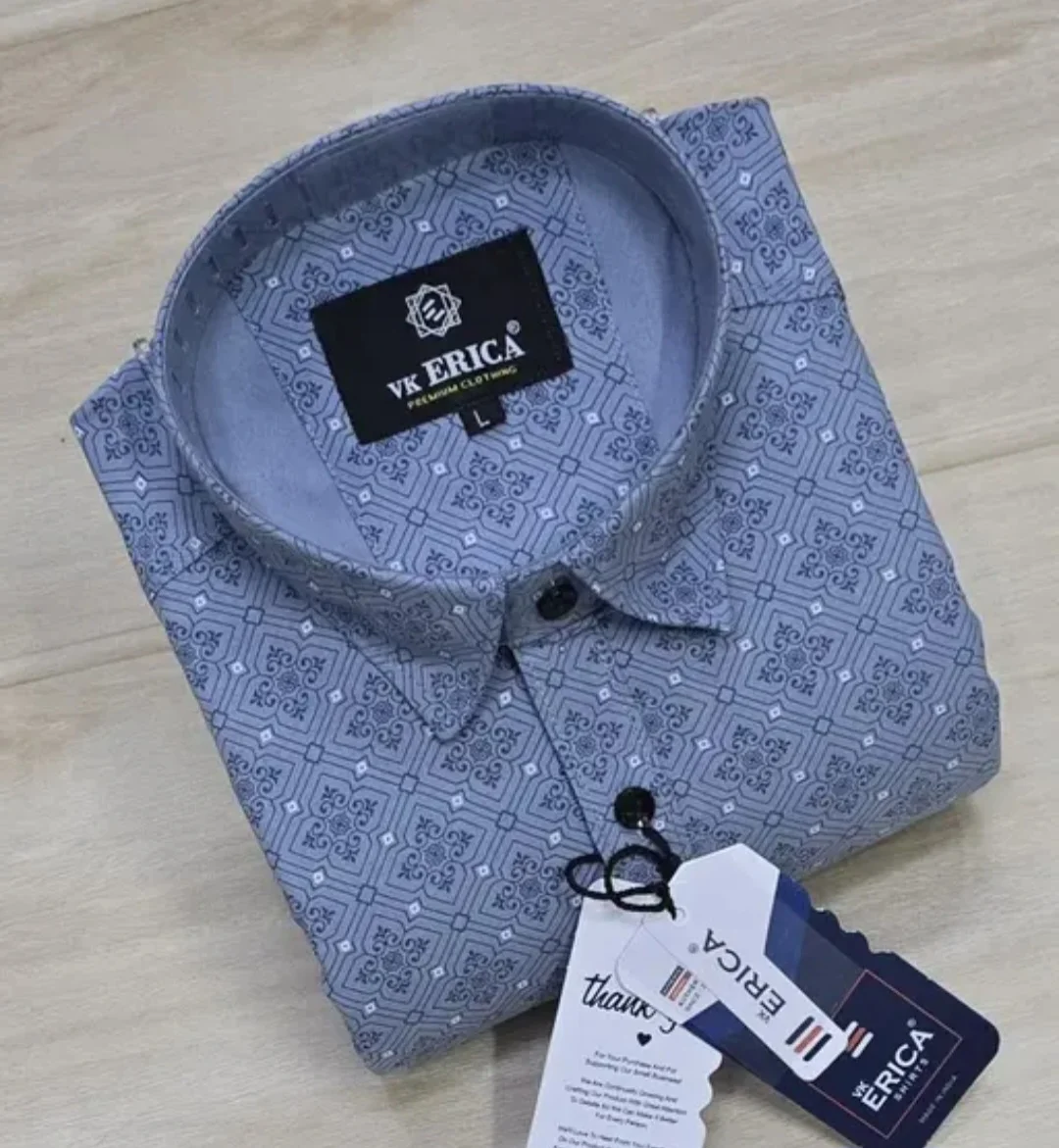 DIVIK's Pure Cotton Blend Star Digital Printed Formal / casual shirts for man
