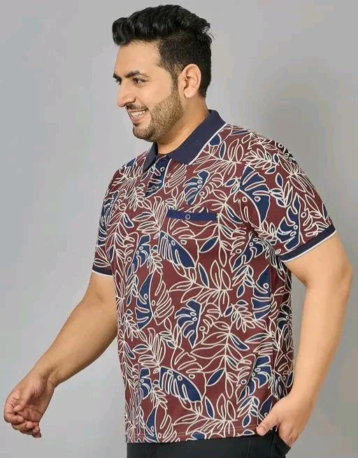 Austivo Men Checks Printed T-Shirt