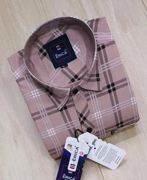 Pure Cotton GREEN CHECKS shirt