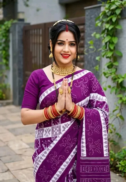 New Ethnic Traditional Pure Cotton Sambalpuri Saree