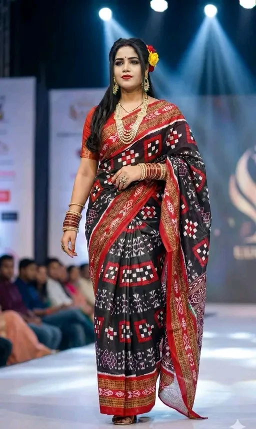TARENI NX Most Demanding Pure Cotton Sambalpuri Saree