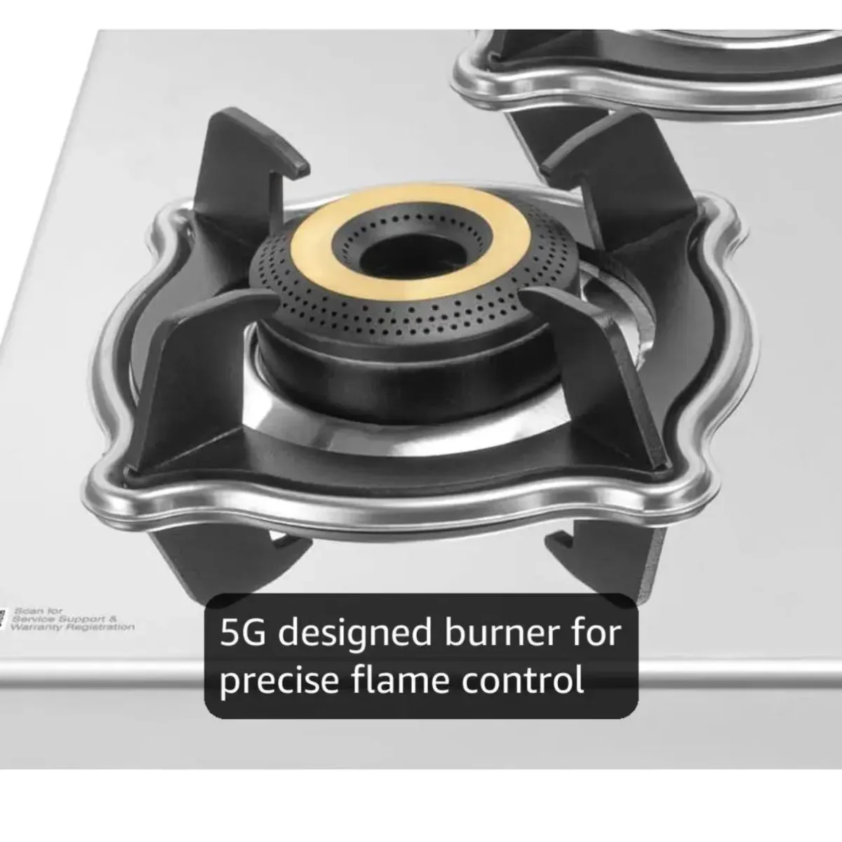 Sujata Robusto Gas Stove 4 Burners Steel Body