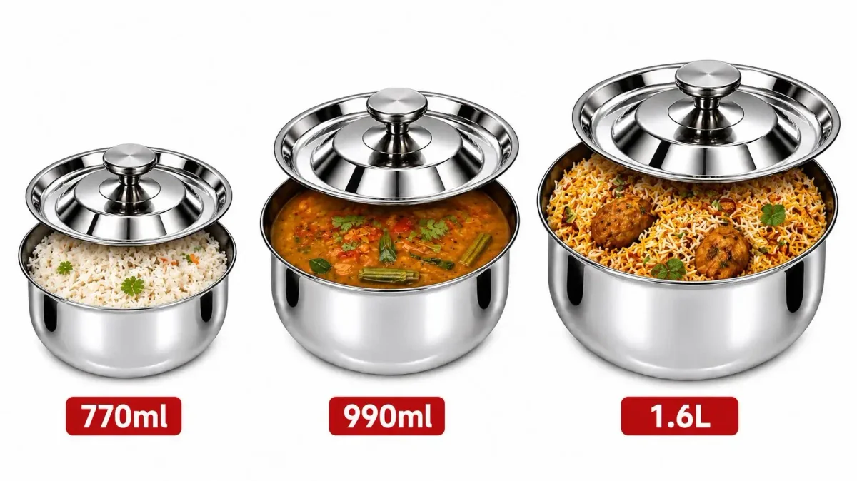 Tri-ply 3pc mini handi