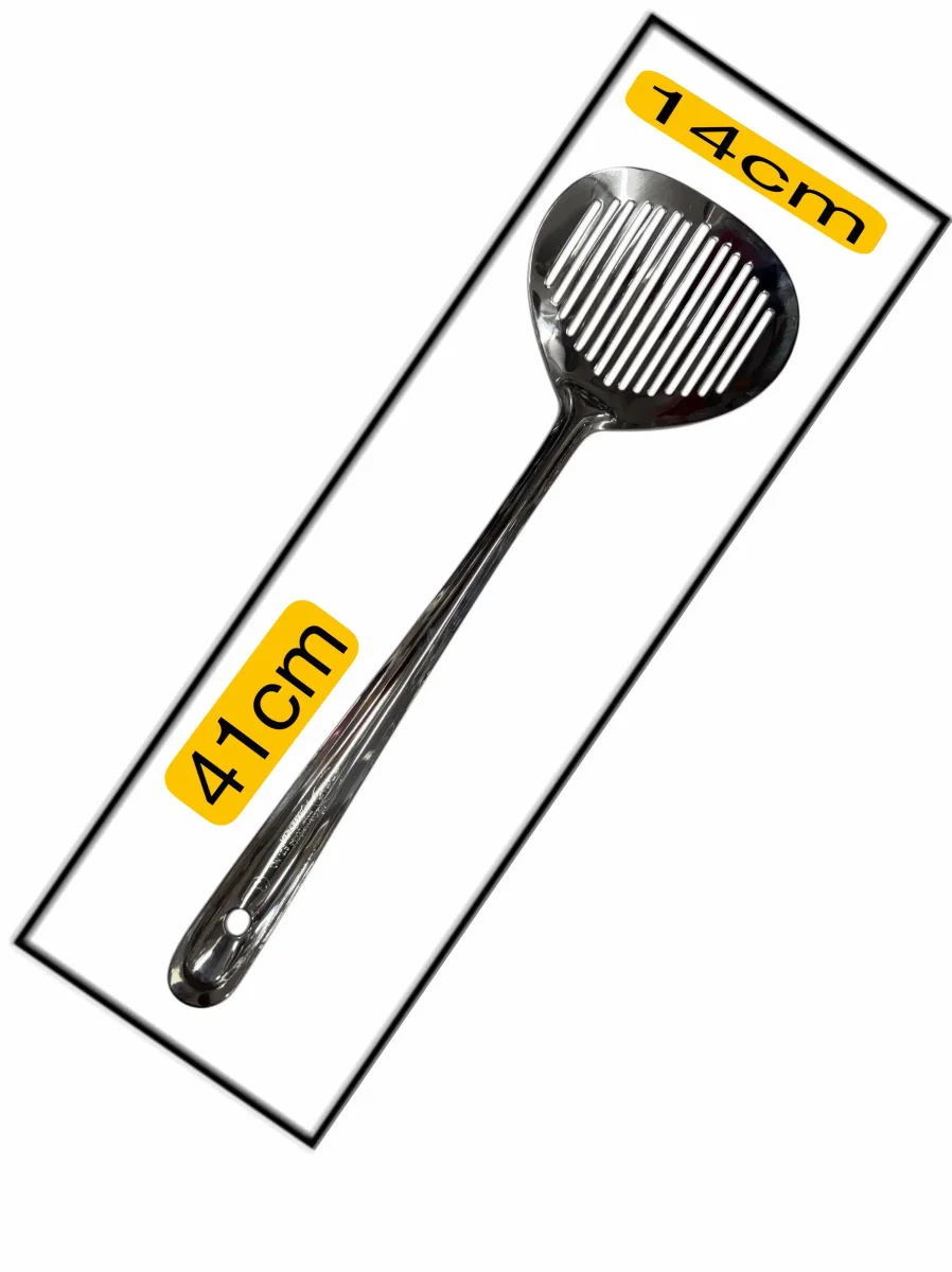 Stainless Steel Slotted Turner / Frying Spatula 4 2