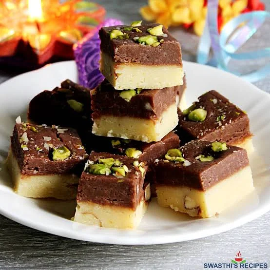 Mawa Chocolate Barfi