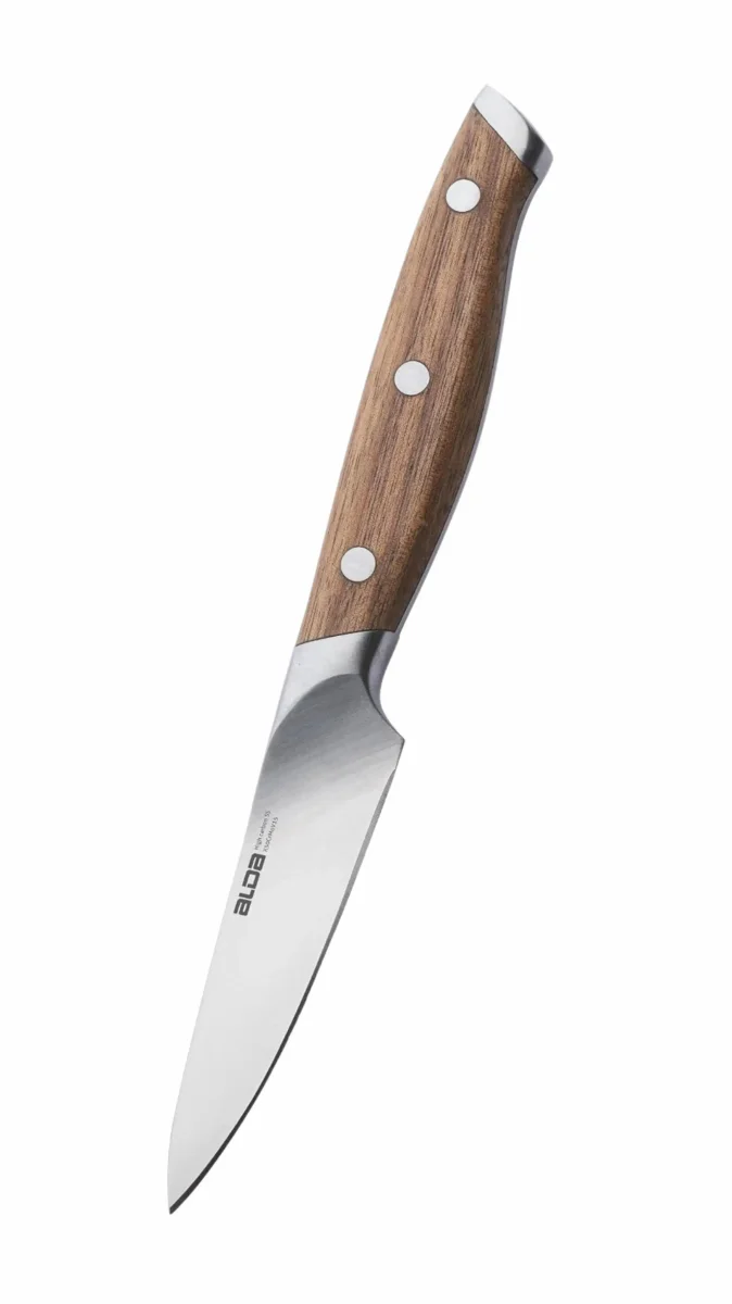 Glen Top Chop Paring Knife 3.5 Inch (9 cm) – Carbon Stainless Steel Blade|Full Tang Acacia Wood
