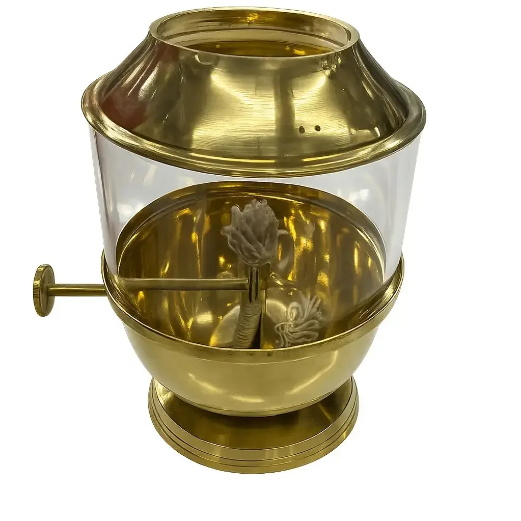 Brass akhand deep no 5 2