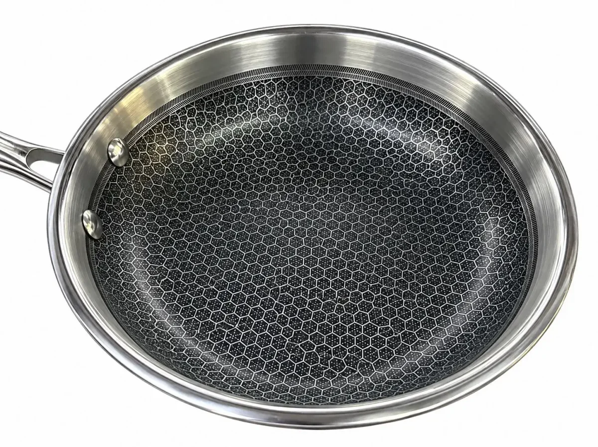 Tri-ply honeycomb frying pan 28cm