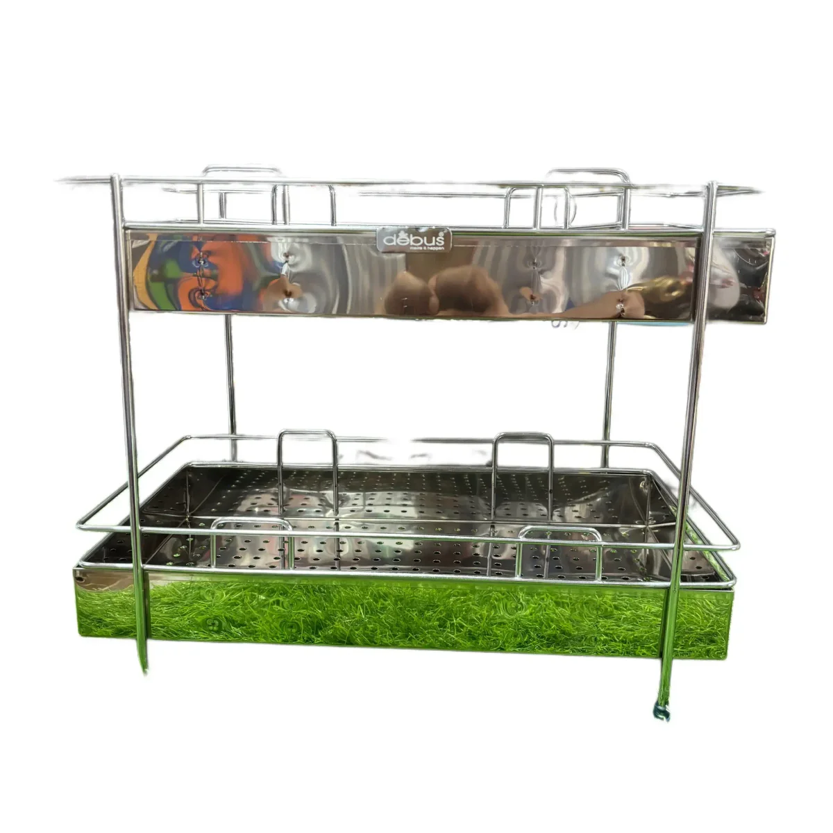 stainless steel fruit and vegetable storage rack 2stap