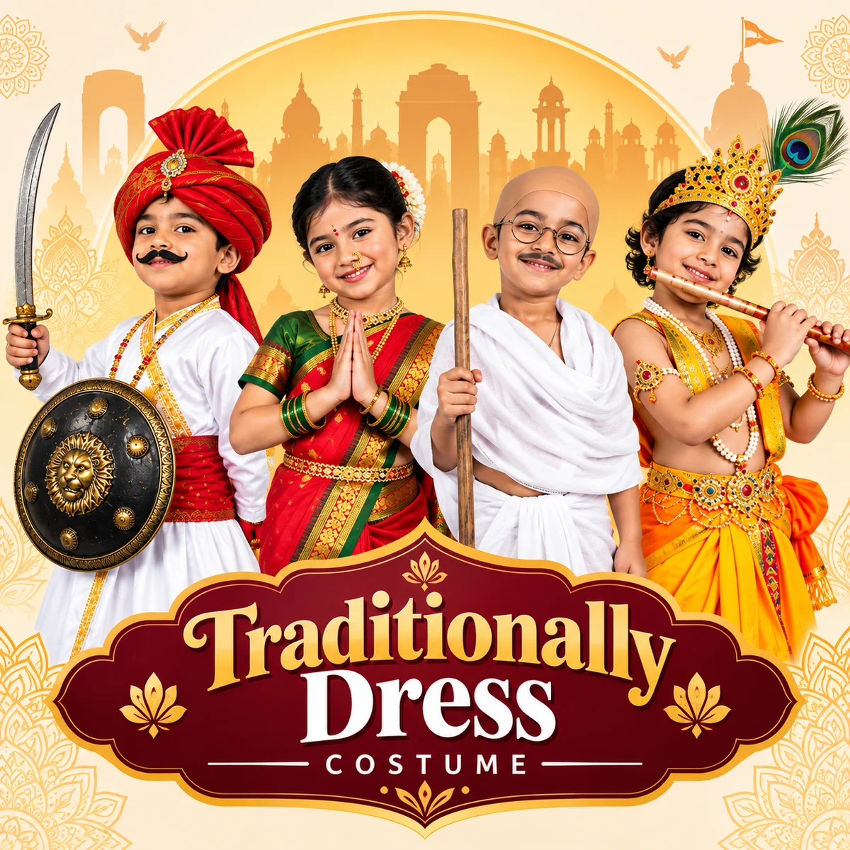 Traditionally Dress Costume