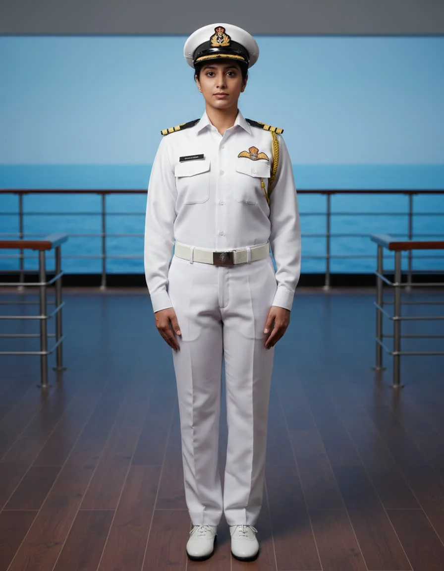Navy Officer Fancy Dress Costume