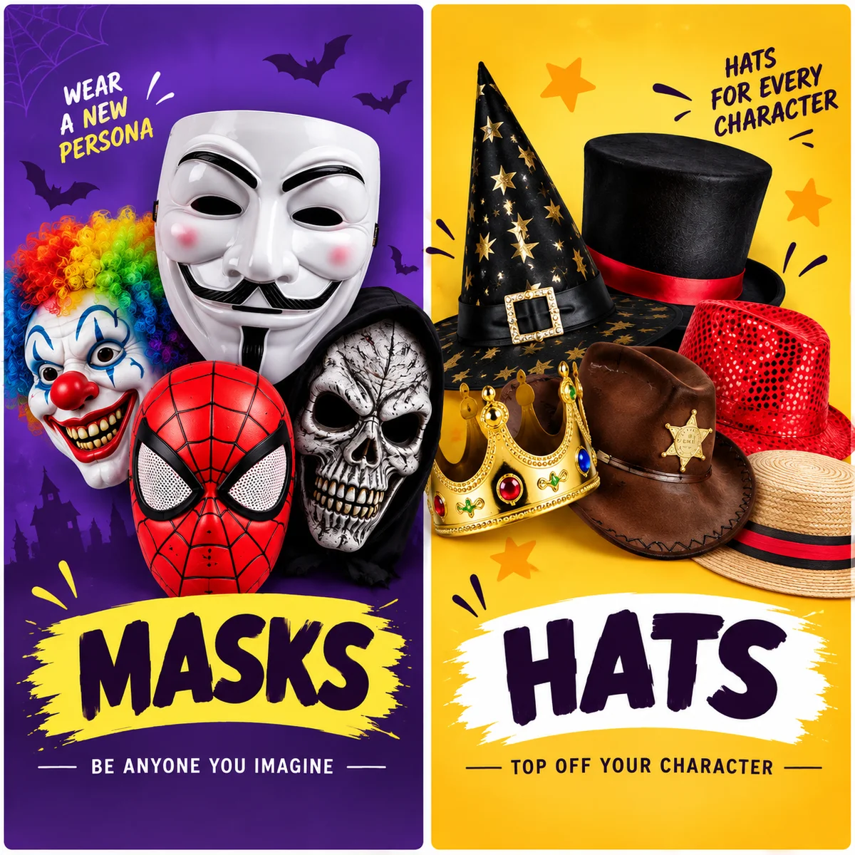 Mask and Hats