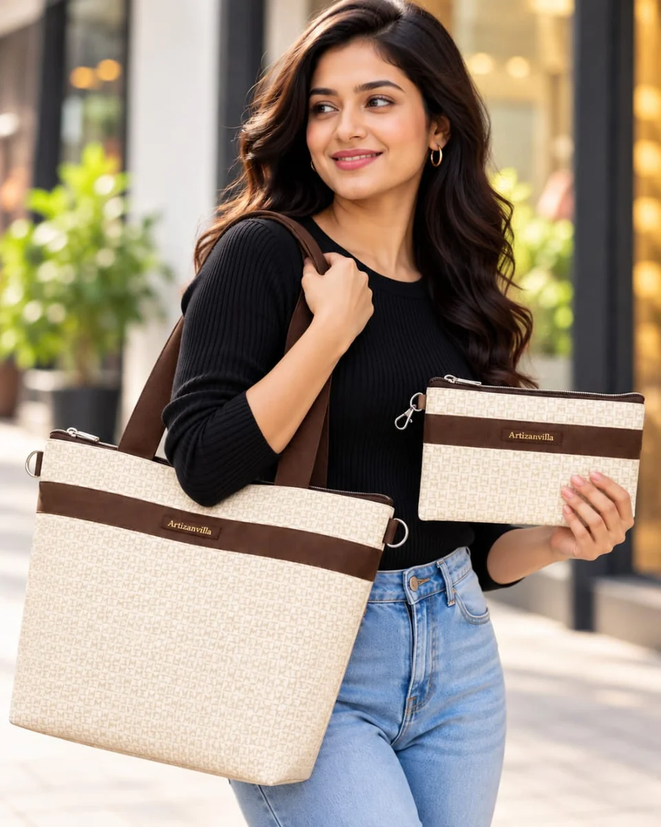 Tote bag with waterproof material