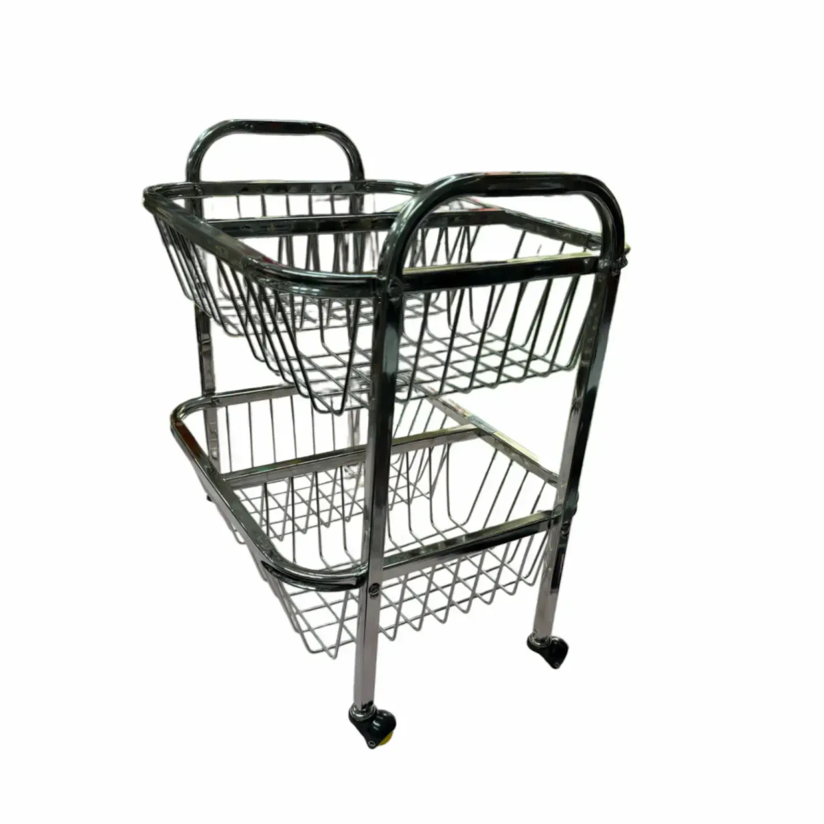 two steps 4bpartition fruit and vegetable storage trolley 2