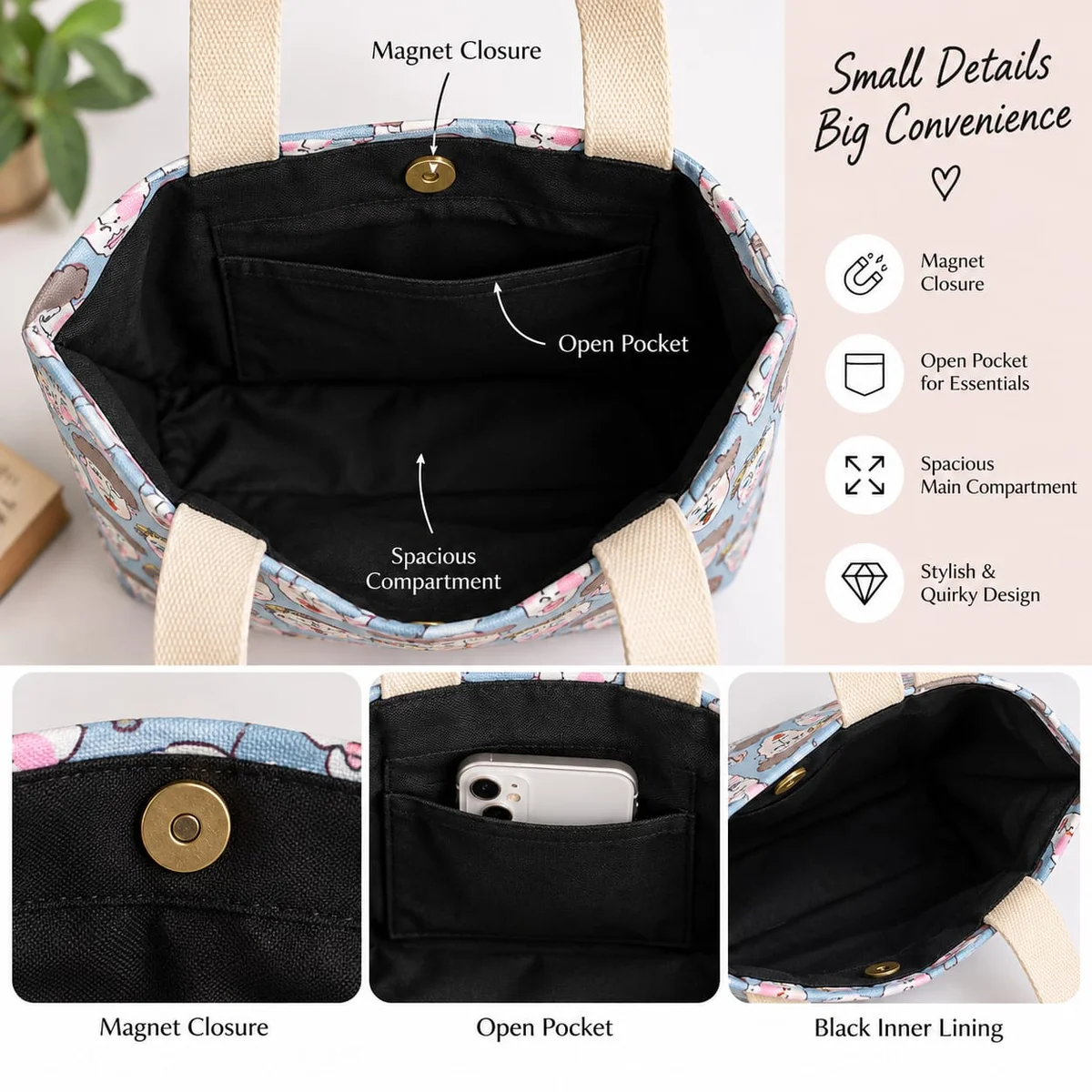 Quirky Tote bags 2