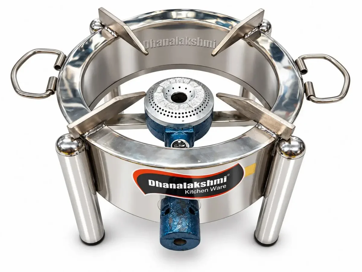 Round full stainless steel bhatti 10*10