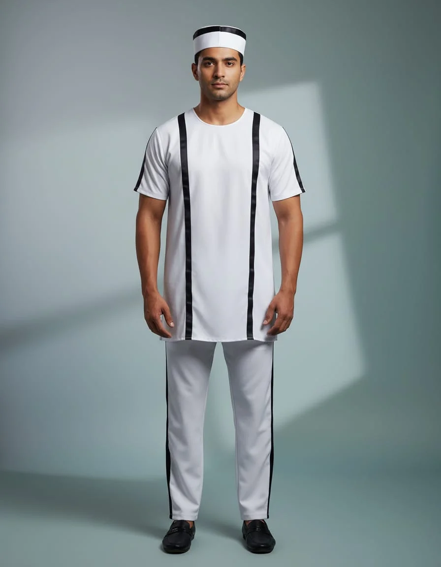 Prisoner Fancy Dress Costume