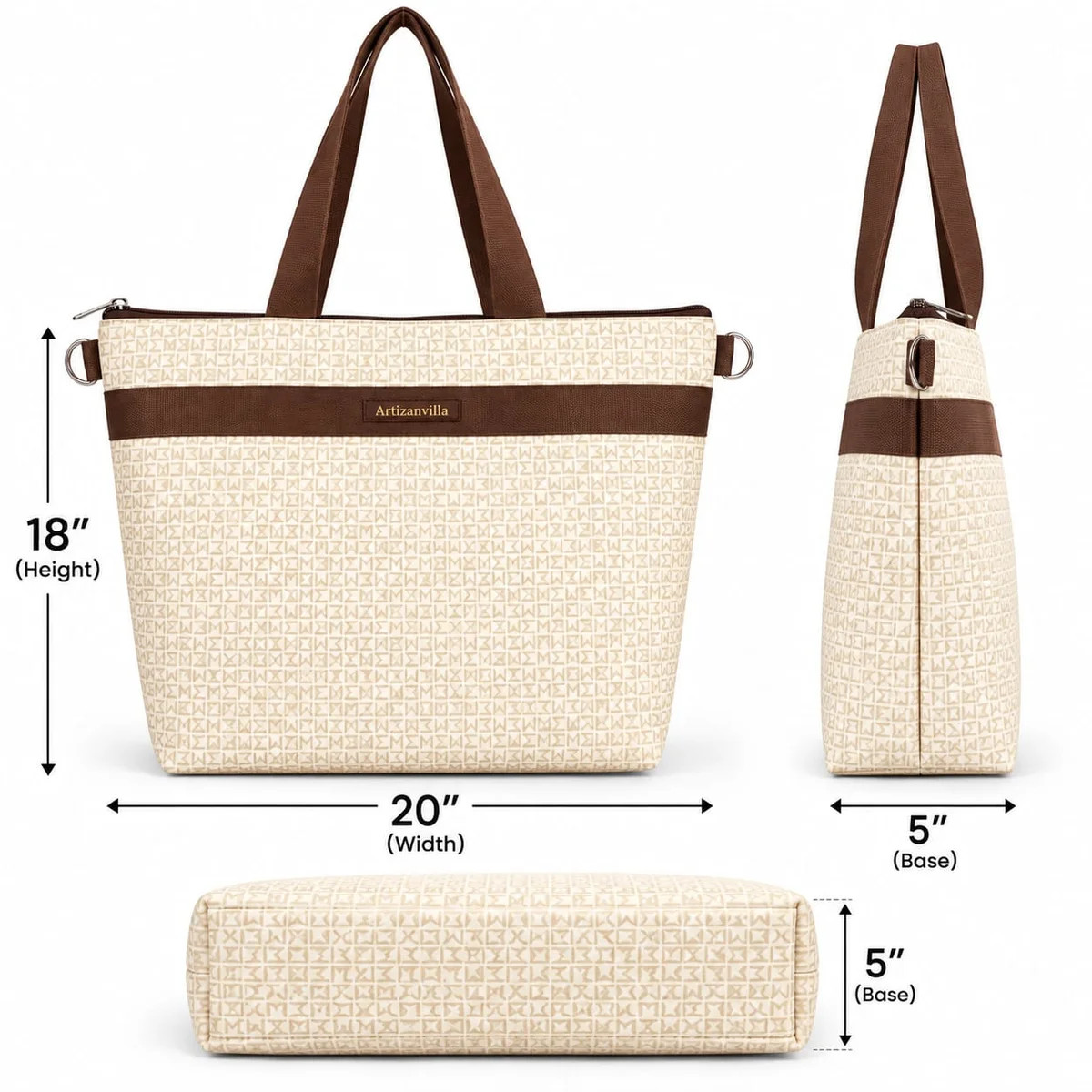 Tote bag with waterproof material